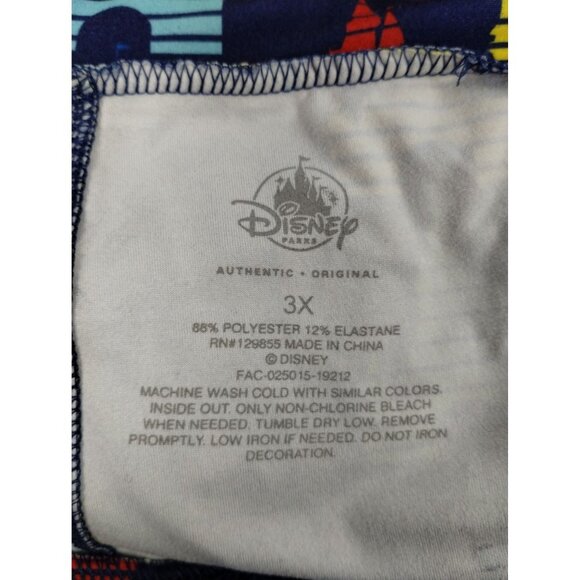 Disney Womens 3X Rainbow Castle Soft Leggings - Picture 5 of 5